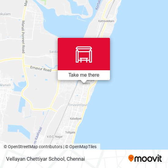 Vellayan Chettiyar School map