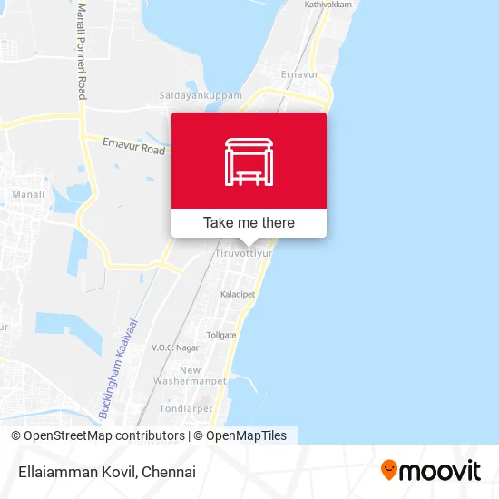 Ellaiamman Kovil map