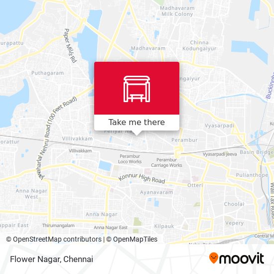 Flower Nagar map