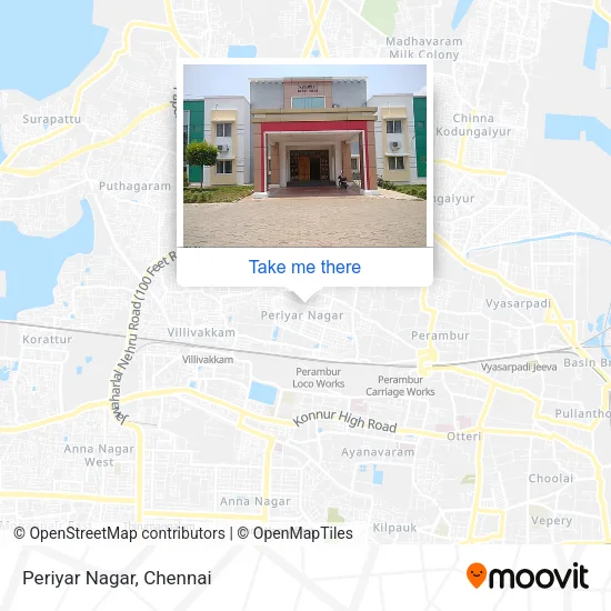 Periyar Nagar map