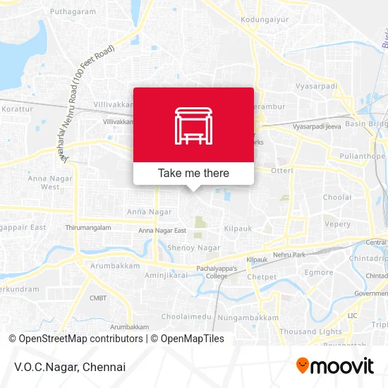 V.O.C.Nagar map