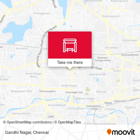 Gandhi Nagar map