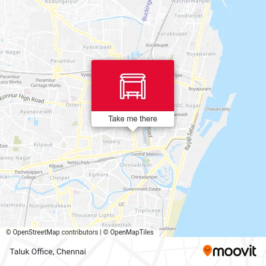 Taluk Office map