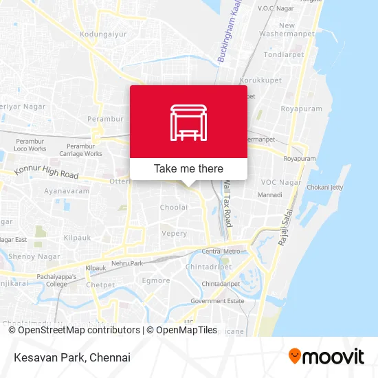 Kesavan Park map