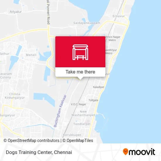 Dogs Training Center map