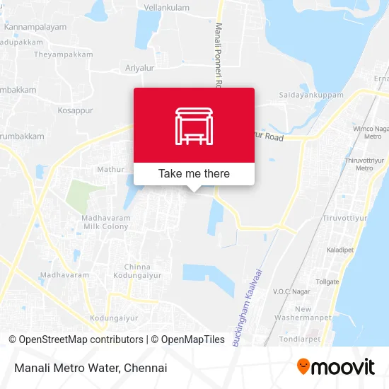 Manali Metro Water map
