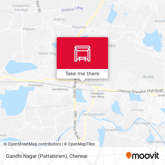Gandhi Nagar (Pattabiram) map