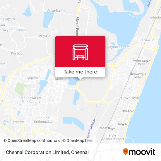 Chennai Corporation Limited map