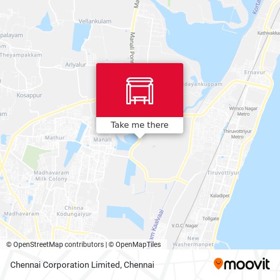 Chennai Corporation Limited map