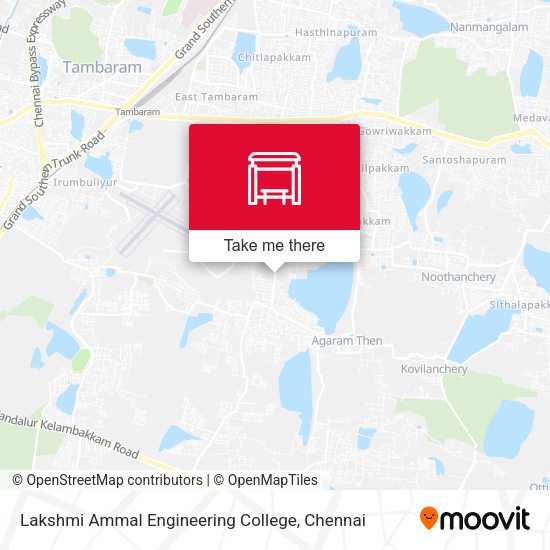 Lakshmi Ammal Engineering College map