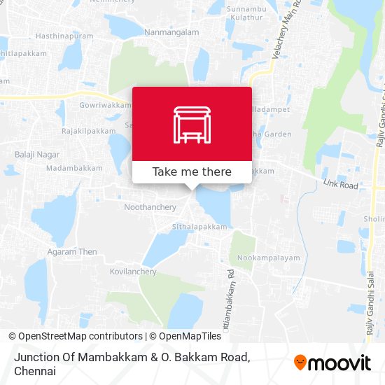 Junction Of Mambakkam & O. Bakkam Road map