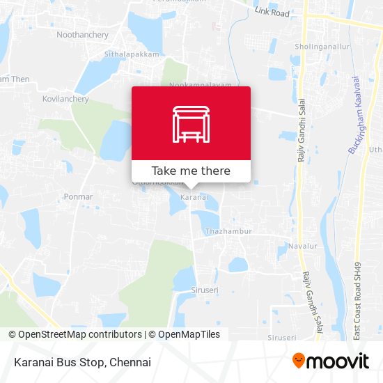 Karanai Bus Stop map