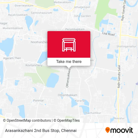 Arasankazhani 2nd Bus Stop map