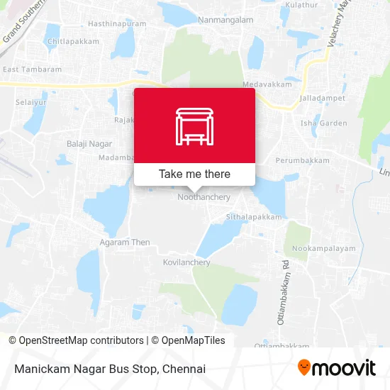 Manickam Nagar Bus Stop map