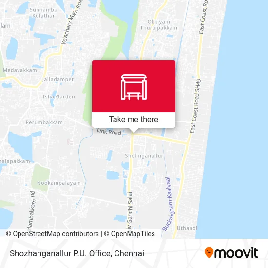 Shozhanganallur P.U. Office map