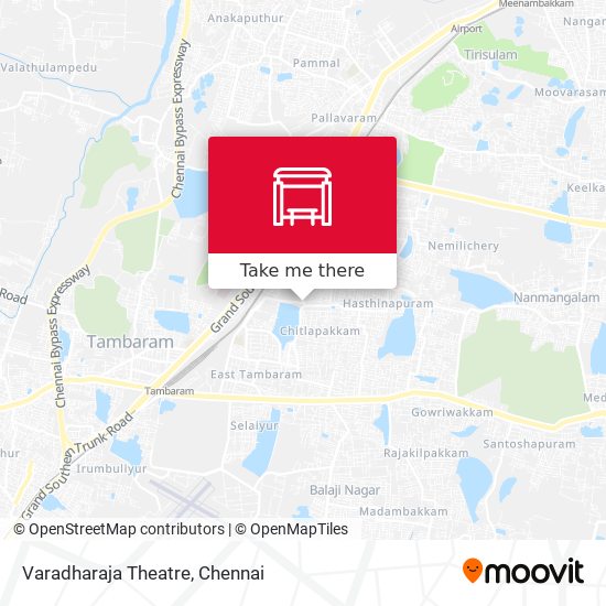 Varadharaja Theatre map