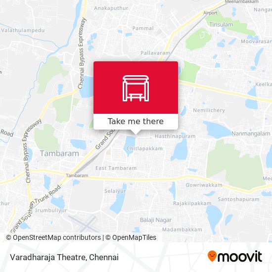 Varadharaja Theatre map