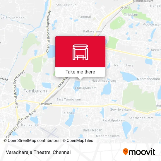Varadharaja Theatre map