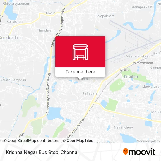 Krishna Nagar Bus Stop map