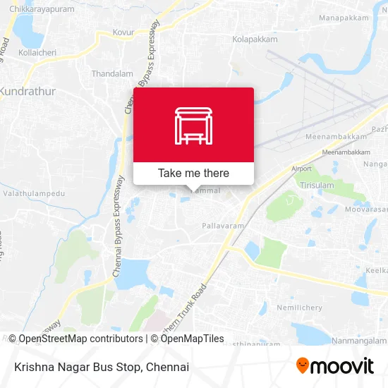 Krishna Nagar Bus Stop map