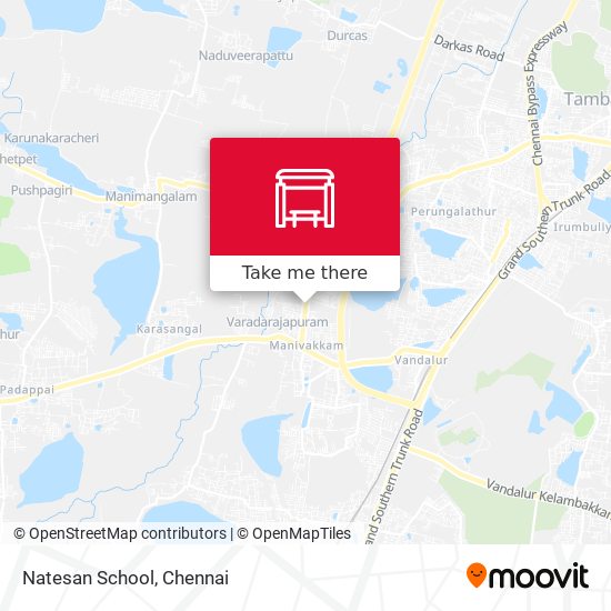 Natesan School map