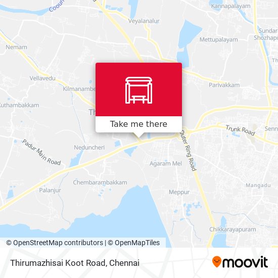 Thirumazhisai Koot Road map