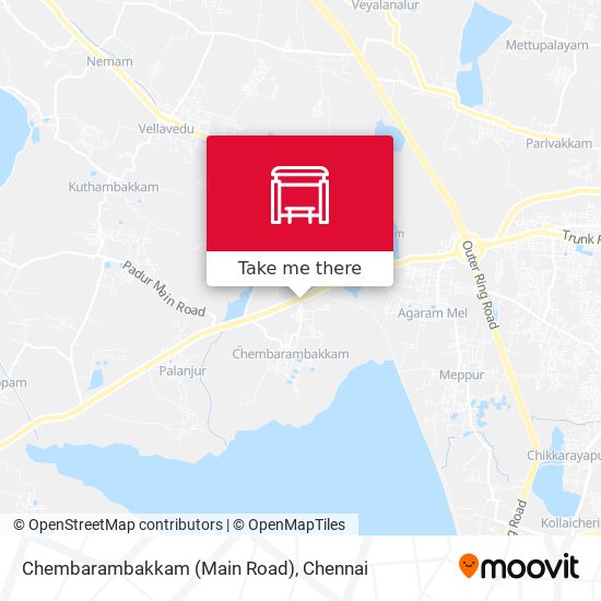 Chembarambakkam (Main Road) map
