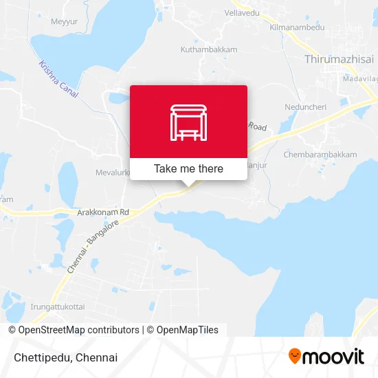 Chettipedu map