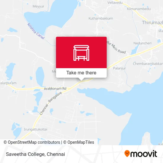 Saveetha College map