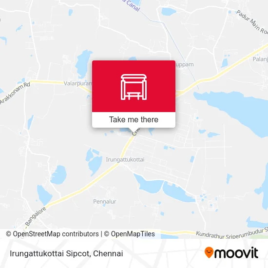 Irungattukottai Sipcot map