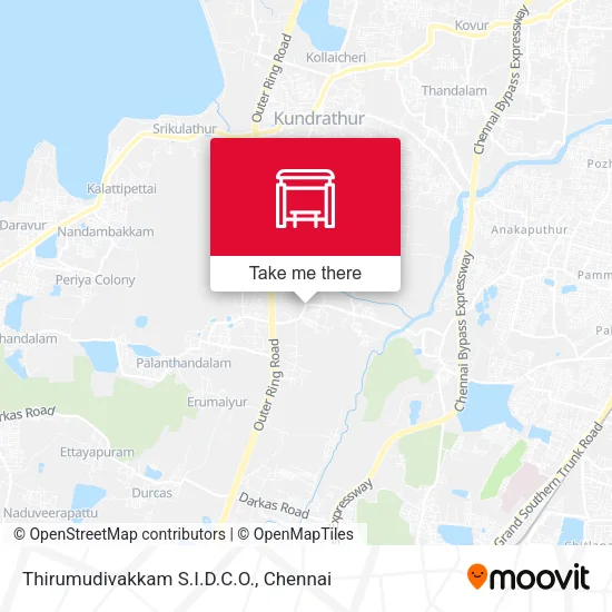 Thirumudivakkam S.I.D.C.O. map
