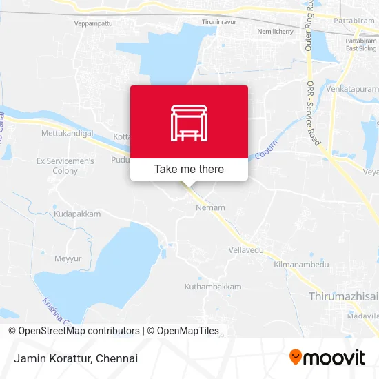 Jamin Korattur map