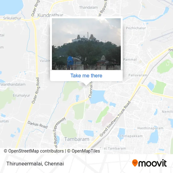 Thiruneermalai map