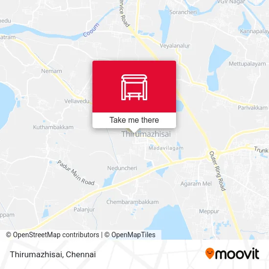 Thirumazhisai map