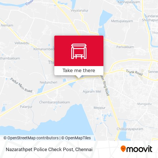 Nazarathpet Police Check Post map