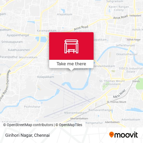 Girihori Nagar map