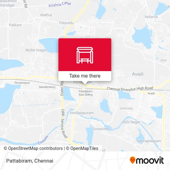 Pattabiram map