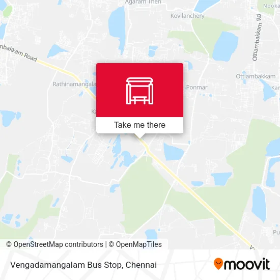 Vengadamangalam Bus Stop map