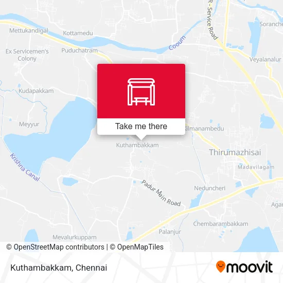 Kuthambakkam map