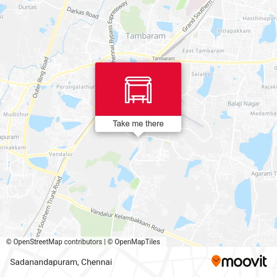 Sadanandapuram map