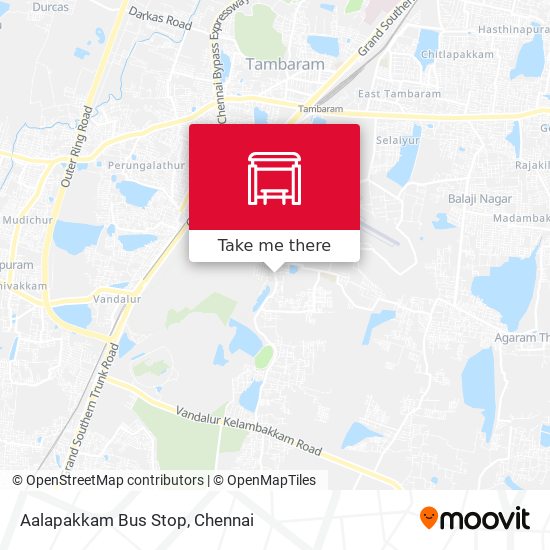 Aalapakkam Bus Stop map