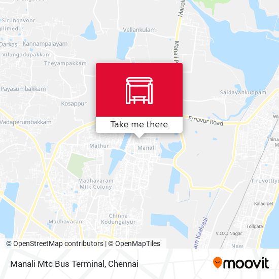 Manali Mtc Bus Terminal map