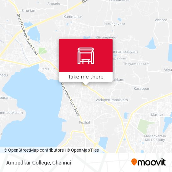 Ambedkar College map