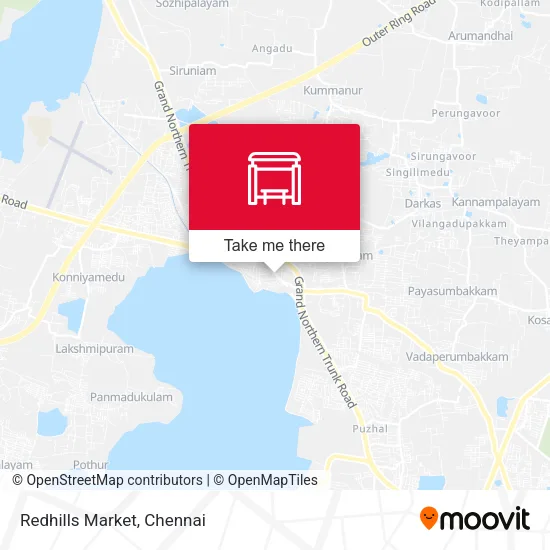 Redhills Market map