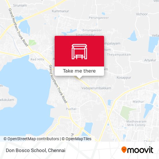 Don Bosco School map