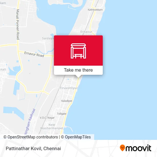 Pattinathar Kovil map