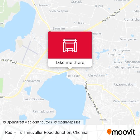 Red Hills Thiruvallur Road Junction map