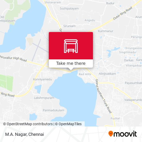 M.A. Nagar map