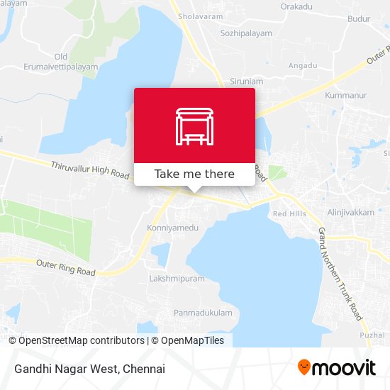 Gandhi Nagar West map