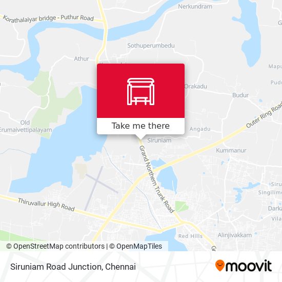 Siruniam Road Junction map